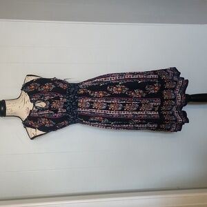 Bolo bila dress sz small Navy Blue Sleevelss